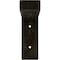 Ekena Millwork Steel Truss Shelf Bracket, Antiqued Warm Silver 2"W x 6"D x 6 1/4"H BKTM02X06X06TSAWS - alternate 5